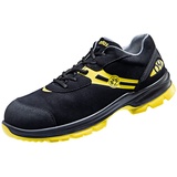 Atlas Schuhe - Malocher 09 | Sondermodell Arbeits- und Sicherheitsschuhe für Damen und Herren | Herrenschuhe in exklusivem BVB Design inklusive BVB-Socken und extra Schnürsenkel | Schuhgröße: 46 - 46 EU