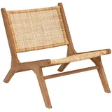 Atmosphera - Sessel Timor - Teakholz und Rattan - Beige