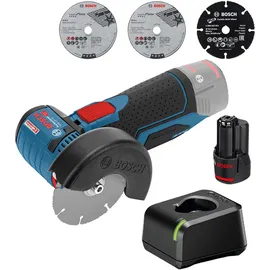 Bosch GWS 12V-76 inkl. 1 x 2,0 Ah + Ladegerät