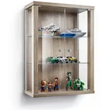 K-Möbel Hängevitrine 80 x 60 x 25 cm Braun