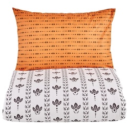 Bella Maison Bettwasche Eva in wendbarem Design braun 