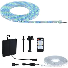 Paulmann LED Stripe Solar 5m RGB dimmbar inkl. Fernbedienung schwarz