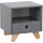 Möbilia Nachtschrank Dolidoo 40 x 35 x 40 cm Grau