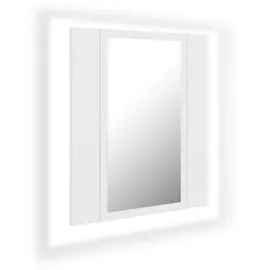vidaXL Spiegelschrank 40 cm weiß