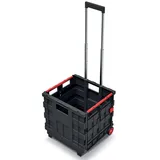 Kistenberg Transportwagen Aluminium 37x37x100 Schwarz