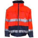 Planam Warnschutz-Comfortjacke Gr.M orange/marine Planam