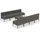 vidaXL Garten-Lounge-Set 9-tlg. grau