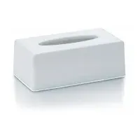 Kela Kosmetiktuch-Box Panno Kunststoff weiß, 25,0x14,0x9,0cm