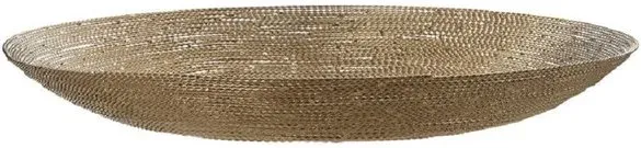 Premier Housewares Dekorative Nickel-Drahtscheibe mit verdrehten Drähten, offenes Design, handgefertigt, strukturiertes Metall-Akzent