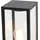 QAZQA Außenleuchte Aluminium 40 cm E27 1 Stück schwarz