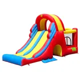 4iQ HappyHop Combo Slide – aufblasbares Schloss mit Trampolin und Rutsche