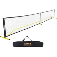 Vevor Tragbares Pickleball-Netzsystem, Wetterbeständiger, Stabiler Metallrahmen & Starkes PE-Netz,