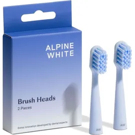 Alpine White Zahnbürstenköpfe 2 St. antibakteriell