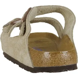 Birkenstock Arizona Weichbettung Veloursleder schmal taupe 39