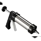 Gravidus Edelstahl Gebäckpresse Teigpresse mit Aufsätzen