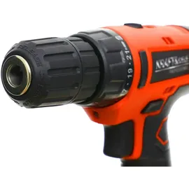 KRAFT&DELE Akku Bohrschrauber Akkuschrauber Li-Lon 18V LED 2 Gang Koffer Bohrer (KD1572)