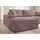 Selsey Ecksofa mit Schlaffunktion und Bettkasten, Ottomane links, Cordbezug in Rosa - Rosa