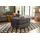 Home Affaire Polsterhocker Dalia Luxus-Microfaser 66 x 46 x 76 cm Grau