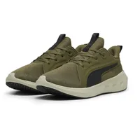 Puma Softride Carson Road Running Shoe, Olive Black-Desert Dust, 38.5