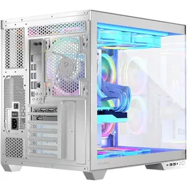 MODECOM VOLCNO Panorama Apex ARGB 3F MIDI WEISSES Gehäuse,