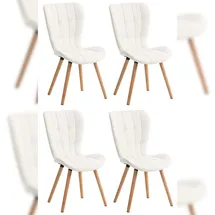 CLP 4er Set Esszimmerstuhl Elda Kunstleder