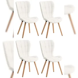 CLP 4er Set Esszimmerstuhl Elda Kunstleder