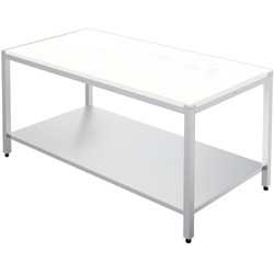 Polyethylen-schneidetisch weiße farbe - 1500x600x850 mm - 10062170 Eurast