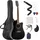Vevor Elektro Akustische Gitarre Cutaway Solo Anfängerpaket 1041,4 mm (41 inch) Schwarz