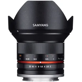 Samyang 12 mm F2,0 NCS CS Canon M schwarz