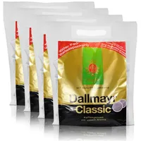 4x Dallmayr Kaffeepads Megabeutel Classic, 100 Pads, kräftig und würzig einzeln