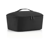 Reisenthel coolerbag M Pocket in Schwarz – Kühltasche aus recycelten PET-Flaschen – Ideal für das Mittagessen unterwegs