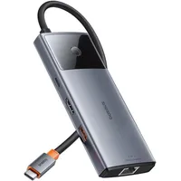 Baseus 6in1 Power Delivery USB-C Hub Schwarz