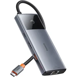 Baseus 6in1 Power Delivery USB-C Hub Schwarz