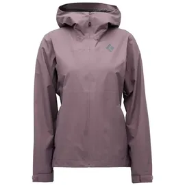 Black Diamond Strataline Stretch Shell Regenjacke Damen Dunkelmaulbeere L