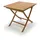 VCM Balkontisch Maße 80x80x75 cm Gartentisch hochwertig Teak Holz Gartenmöbel