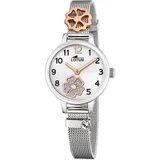 Festina 18659/3 Blume 36 mm Edelstahlgehäuse Silber/Milanaiseband Roségold