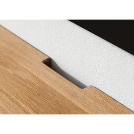 MASSIVMOEBEL24.DE Wien Lowboard 235x43x17 cm Natur Geölt Beige Massivholz