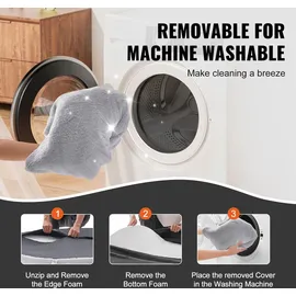 Vevor Hundekissen VEVOR 183 x 122 cm grau