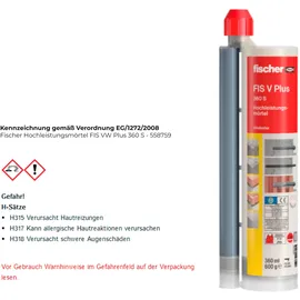Fischer Hochleistungsmörtel FIS VW Plus 360 ml