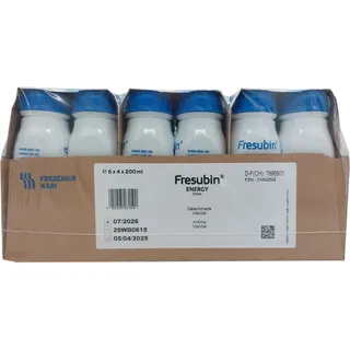 FRESUBIN ENERGY DRINK Vanille Trinkflasche 6X4X200ml