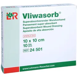 Vliwasorb Superabsorb.saugkomp.steril 10 St