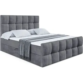 altdecor BOXBETT RICAR-Z - 160 x 200 - H4 - Dunkelgrau