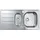 Grohe K200 1,5 Becken rechts Auflagespüle Edelstahl Handbetätigung 965 x 500 mm