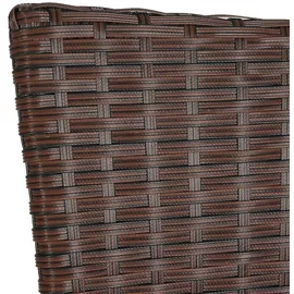 Mendler HWC-G19 Balkonstuhl 2er-Set 58 x 60 x 84 cm braun