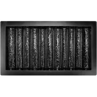 @tec Betonform Beetumrandung Palisade Holzoptik 25x50x5cm aus ABS Kunststoff, Beton Gießformen für DIY Beeteinfassung, Rasenkante