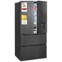 Exquisit Frenchdoor-Kühlschrank, 506 L, Kombigerät, 2-in-1, Kühl- und Gefrierteil,