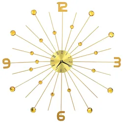vidaXL Wanduhr Metall 70 cm Golden