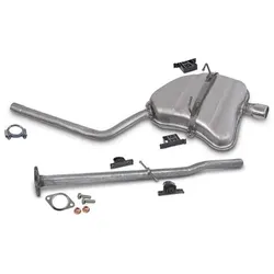 Atec Endschalldämpfer + Abgasrohr + Montagematerial für Mini