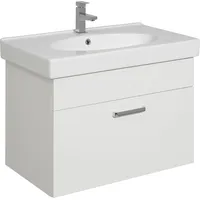 Saphir »Quickset Keramikwaschtisch mit Unterschrank, 80 cm breit, Badmöbel«,