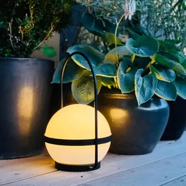 Dyberg Larsen Laterne Solar LED lampe Außenbereich Garten Laterne Summer, Dyberg Larsen, - Weiß/Schwarz